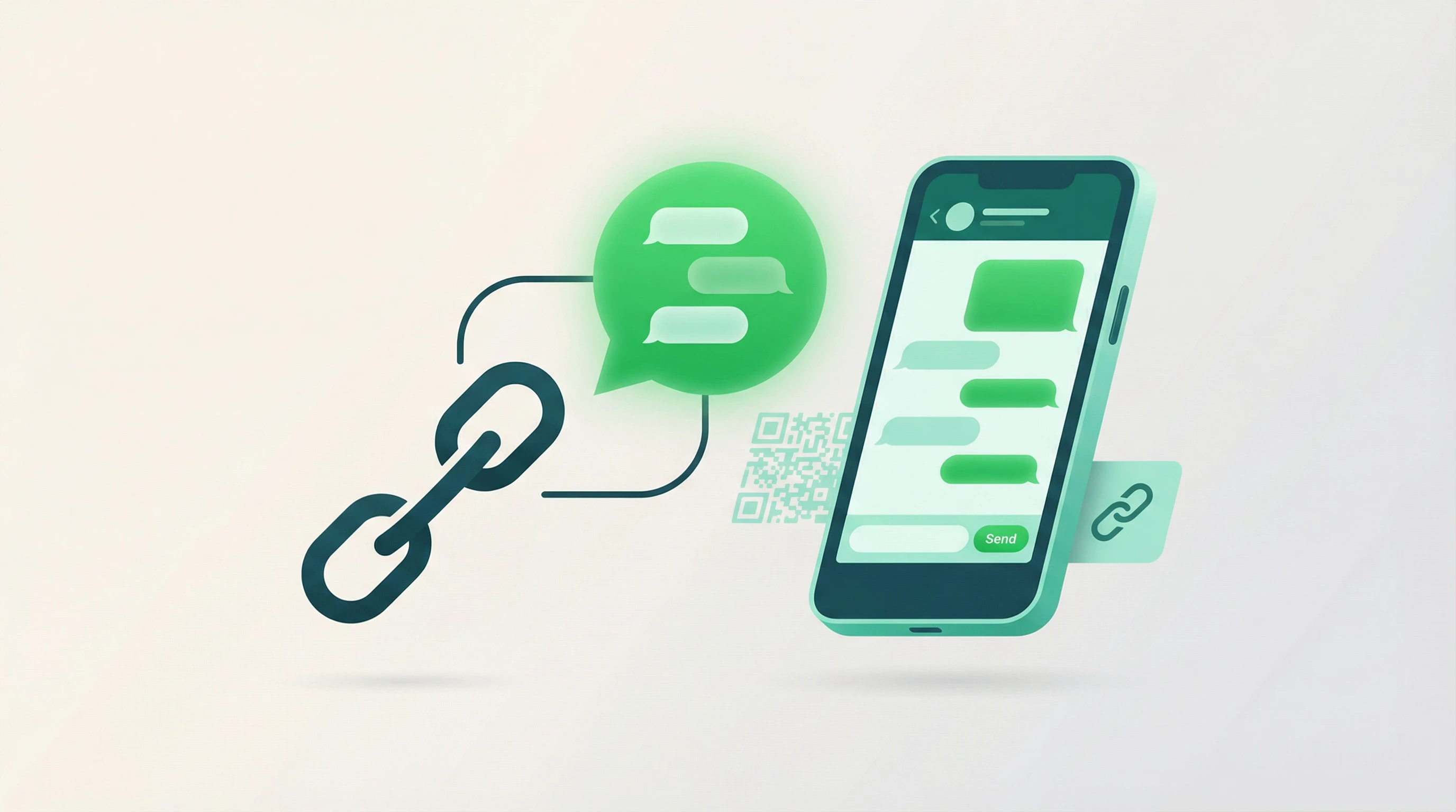 Crear link directo de WhatsApp con QR code