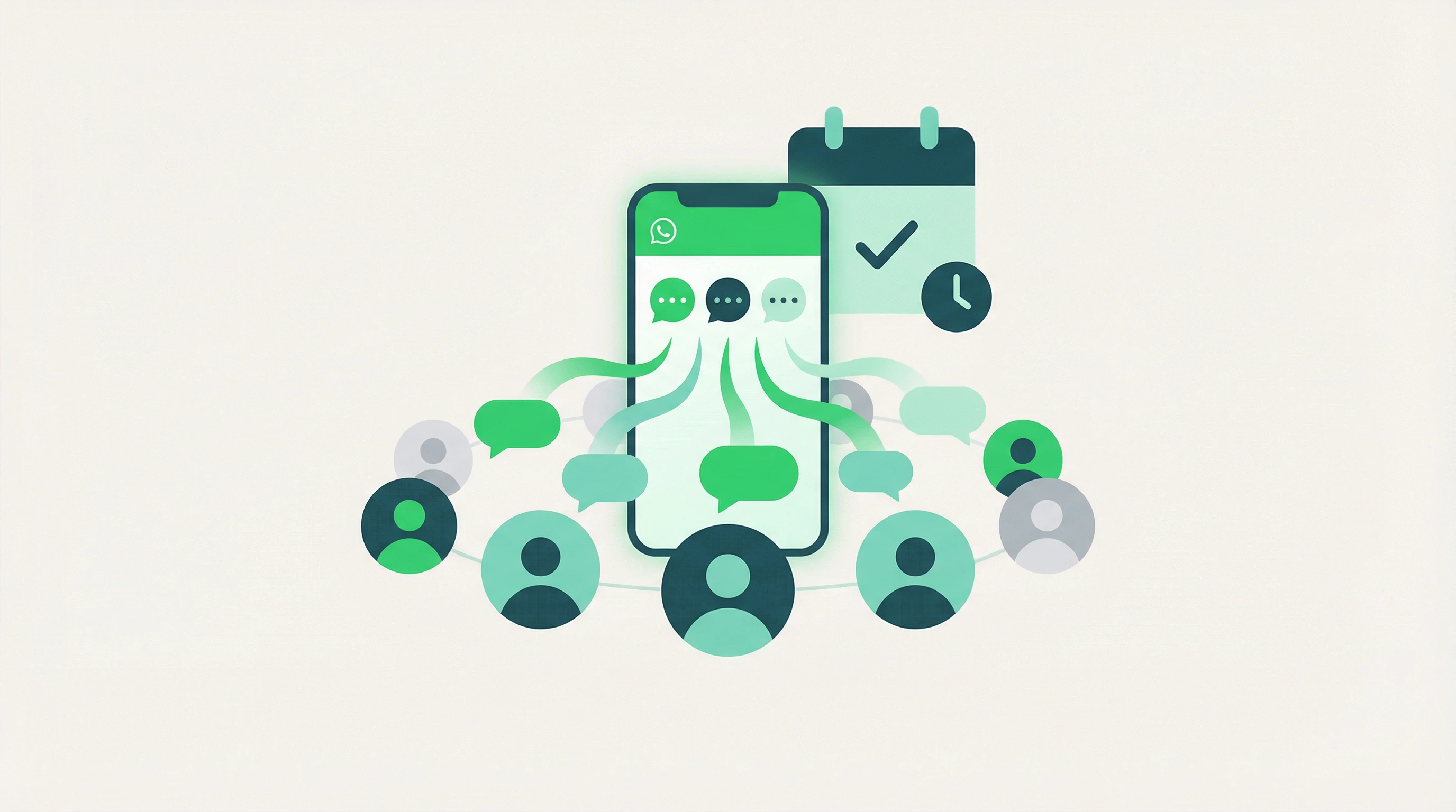 Recordatorios grupales WhatsApp para multiples personas