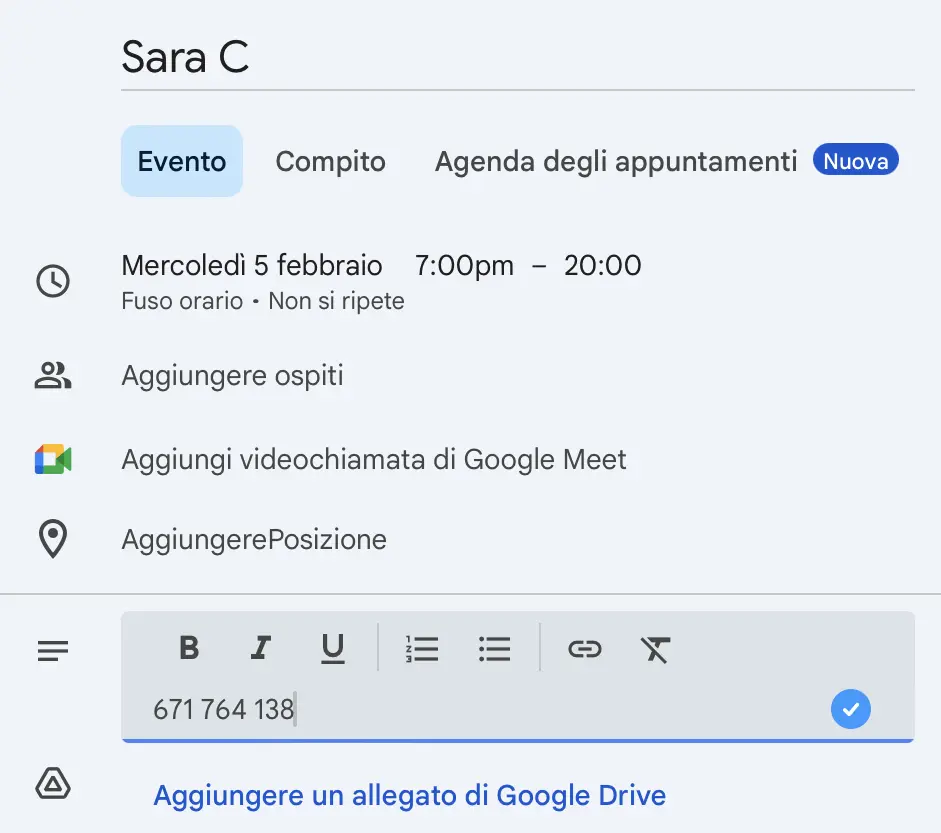Google Calendar Integration