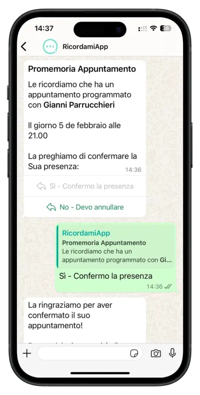 Promemoria automatici per [Industry]